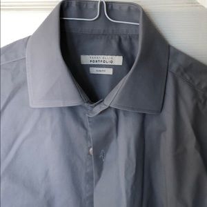 Gray Perry Ellis dress shirt